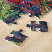 Emil Nolde Rode Bloemen Expressionisme Fijne Kunst Legpuzzel (Zijkant)