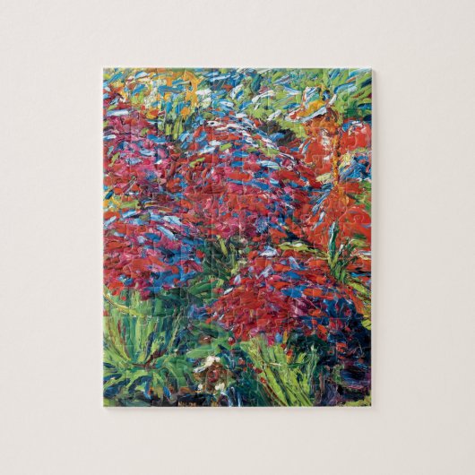 Emil Nolde Rode Bloemen Expressionisme Fijne Kunst Legpuzzel (Verticaal)