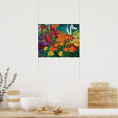 Emil Nolde - Tuin of Flowers Fine Art Poster (Keuken)