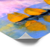 Emil Nolde - Zee met gewelddadige wolken en zeilbo Poster (Hoek)