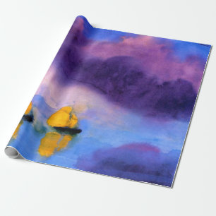 Emil Nolde - Zee met paarse wolken en zeilboten Cadeaupapier
