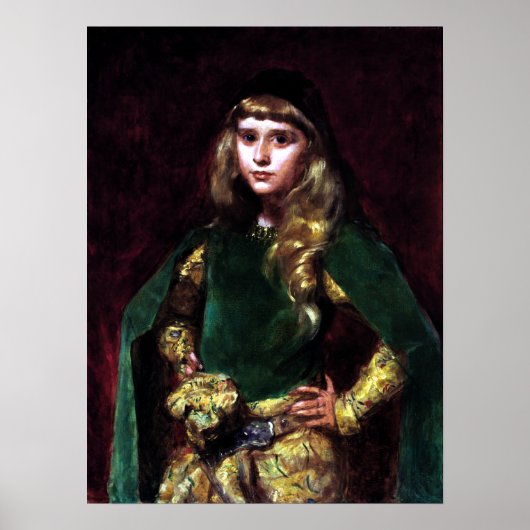 Emile Auguste Carolus-Duran Natalie op Ten Poster (Voorkant)