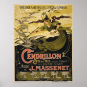 Emile Bertrand poster Jules Massenet's Cendrillon (Voorkant)