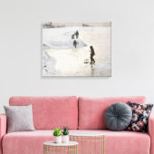 Emile Claus - De Kingvissers Canvas Afdruk (Insitu (Woonkamer))