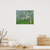 Emile Claus - De Orchard in de lente Poster (Keuken)