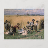 Emile Claus - Op weg naar school Briefkaart (Voorkant)