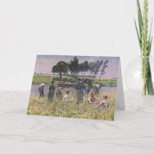 Emile Claus - Picknick Feestdagen Kaart