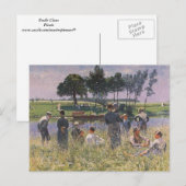 Emile Claus - Picnic Briefkaart (Voorkant / Achterkant)