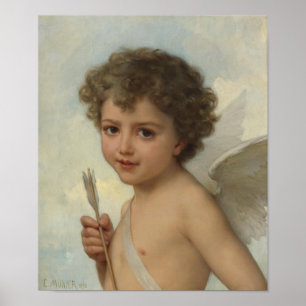 Émile Munier Amor met pijlschacht CC0089 Poster