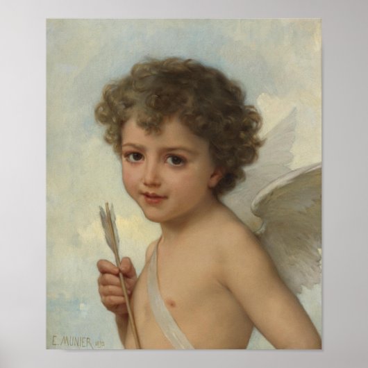 Émile Munier Amor met pijlschacht CC0089 Poster (Voorkant)