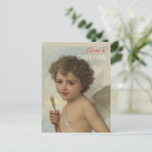 Émile Munier Love's Greeting CC0785 Valentijn Feestdagenkaart (Staand voorkant)