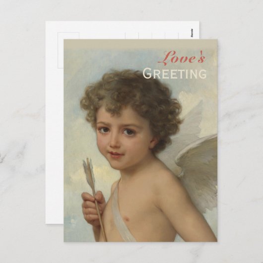 Émile Munier Love's Greeting CC0785 Valentijn Feestdagenkaart (Voorkant / Achterkant)