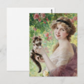 Emile Vernon Precious Kitten Briefkaart (Voorkant / Achterkant)