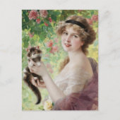 Emile Vernon Precious Kitten Briefkaart (Voorkant)