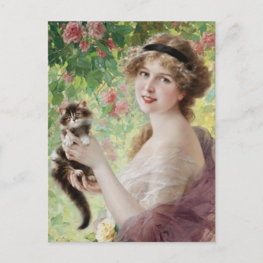 Emile Vernon Precious Kitten Briefkaart (Voorkant)