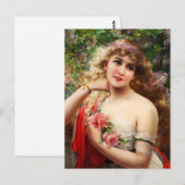 Emile Vernon Spring Briefkaart (Voorkant / Achterkant)