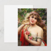 Emile Vernon Spring Invitations Kaart (Voorkant / Achterkant)