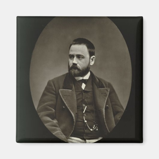 Emile Zola (1840-1902) van 'Galerie Contemporaine' Magneet (Voorkant)