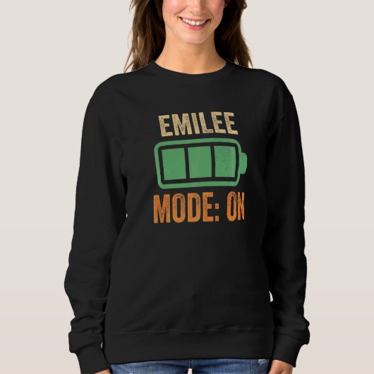 Emilee-modus op batterij trui (Voorkant)