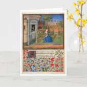 Emilia in rosegarden kaart (Gele Bloem)