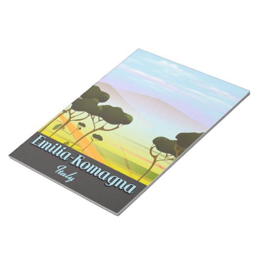 Emilia-Romagna Italië reisposter Notitieblok (Schuin)