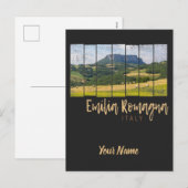 Emilia-Romagna Landschap Italië  Souvenir Feestdagenkaart (Voorkant / Achterkant)