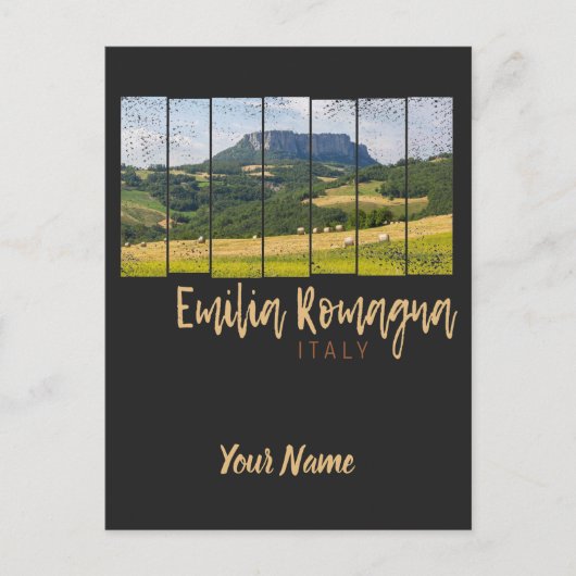 Emilia-Romagna Landschap Italië  Souvenir Feestdagenkaart (Voorkant)