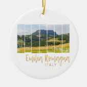 Emilia-Romagna Landschap Italië Souvenir Keramisch Ornament (Voorkant)