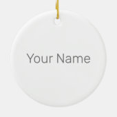 Emilia-Romagna Landschap Italië  Souvenir Keramisch Ornament (Achterkant)