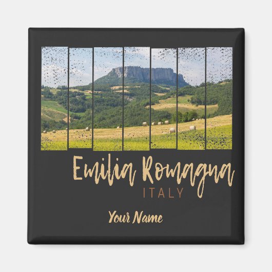 Emilia-Romagna Landschap Italië  Souvenir Magneet (Voorkant)