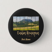 Emilia-Romagna Landschap Italië Souvenir Ronde Button 5,7 Cm (Voorkant)