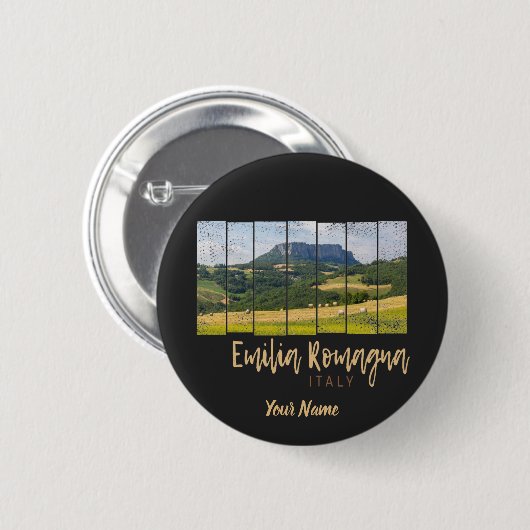 Emilia-Romagna Landschap Italië Souvenir Ronde Button 5,7 Cm (Voorkant /achterkant)