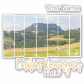 Emilia-Romagna Landschap Italië  Souvenir Sticker (Voorkant)