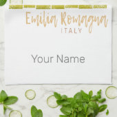 Emilia-Romagna Landschap Italië  Souvenir Theedoek (Gevouwen)