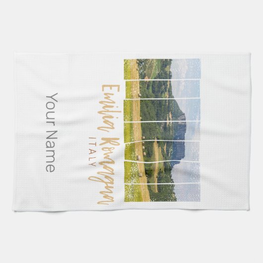 Emilia-Romagna Landschap Italië  Souvenir Theedoek (Horizontaal)