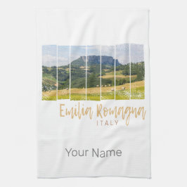 Emilia-Romagna Landschap Italië  Souvenir Theedoek