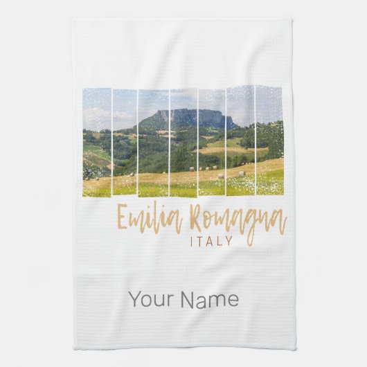 Emilia-Romagna Landschap Italië  Souvenir Theedoek (Verticaal)