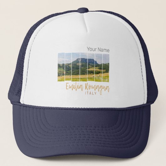 Emilia-Romagna Landschap Italië  Souvenir Trucker Pet (Voorkant)