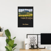 Emilia-Romagna landschap Italië vintage souvenir Poster (Thuiskantoor)
