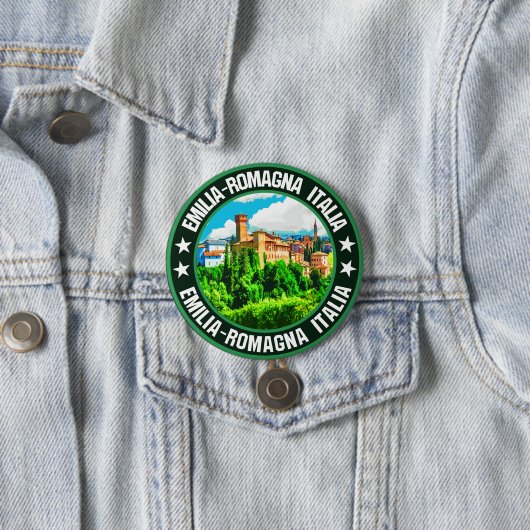 Emilia-Romagna Ronde Button 7,6 Cm (In situ)