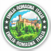 Emilia-Romagna Sticker (Voorkant)