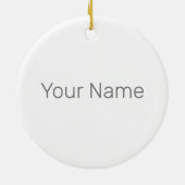 Emilia Romagna Vlag Italië Retro Regio Kaart  Keramisch Ornament (Achterkant)