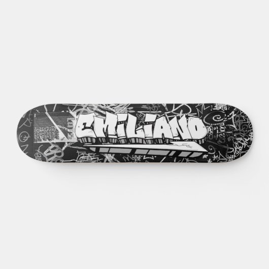 Emiliano Graffiti aangepast skateboard (Horizontaal)