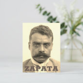 Emiliano Zapata Briefkaart (Staand voorkant)