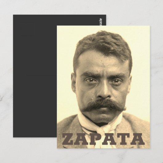 Emiliano Zapata Briefkaart (Voorkant / Achterkant)