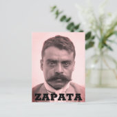 Emiliano Zapata Briefkaart (Staand voorkant)