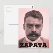 Emiliano Zapata Briefkaart (Voorkant / Achterkant)
