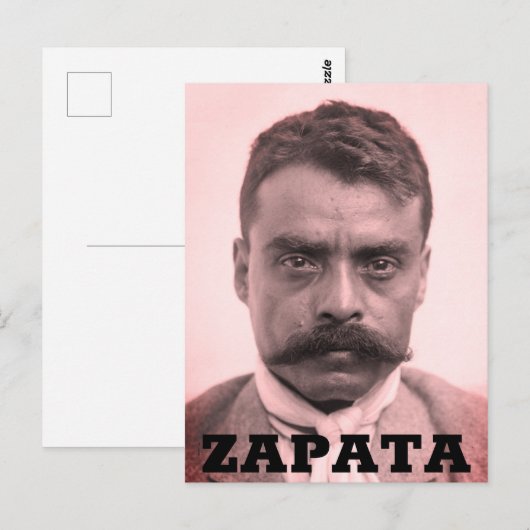 Emiliano Zapata Briefkaart (Voorkant / Achterkant)