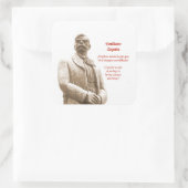 Emiliano Zapata citaat sticker (Tas)