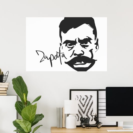 Emiliano Zapata poster (Thuiskantoor)